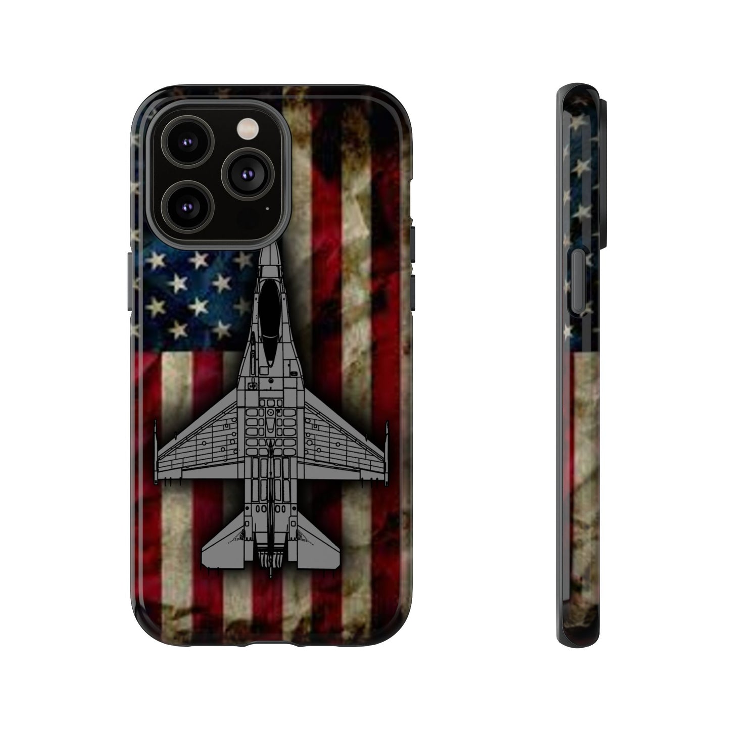 F-16 Old Glory Tough Cases for iPhone, Samsung, Google