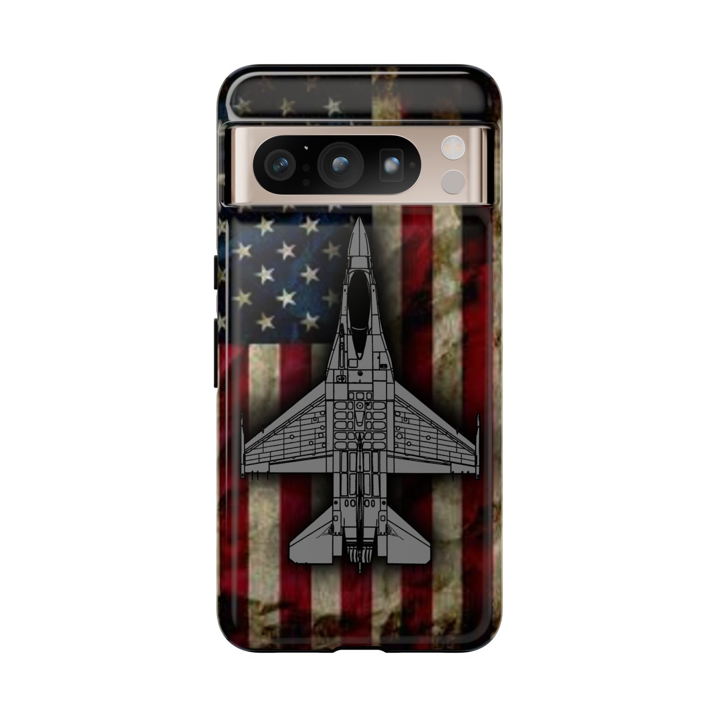 F-16 Old Glory Tough Cases for iPhone, Samsung, Google