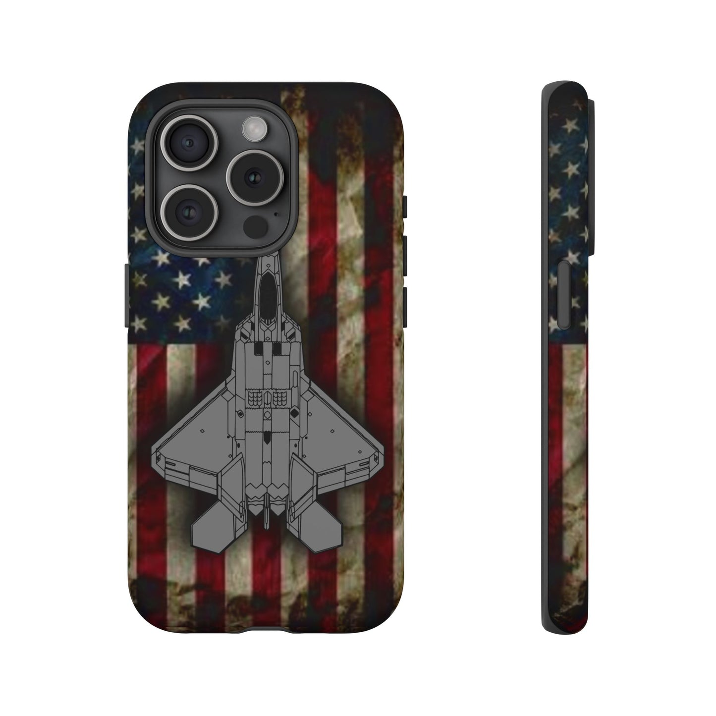 F-22 Old Glory Tough Cases for iPhone, Samsung, Google