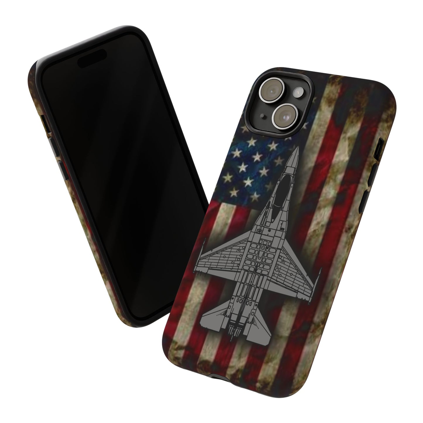 F-16 Old Glory Tough Cases for iPhone, Samsung, Google