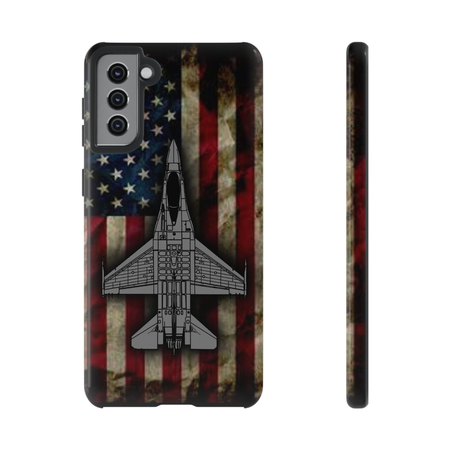 F-16 Old Glory Tough Cases for iPhone, Samsung, Google