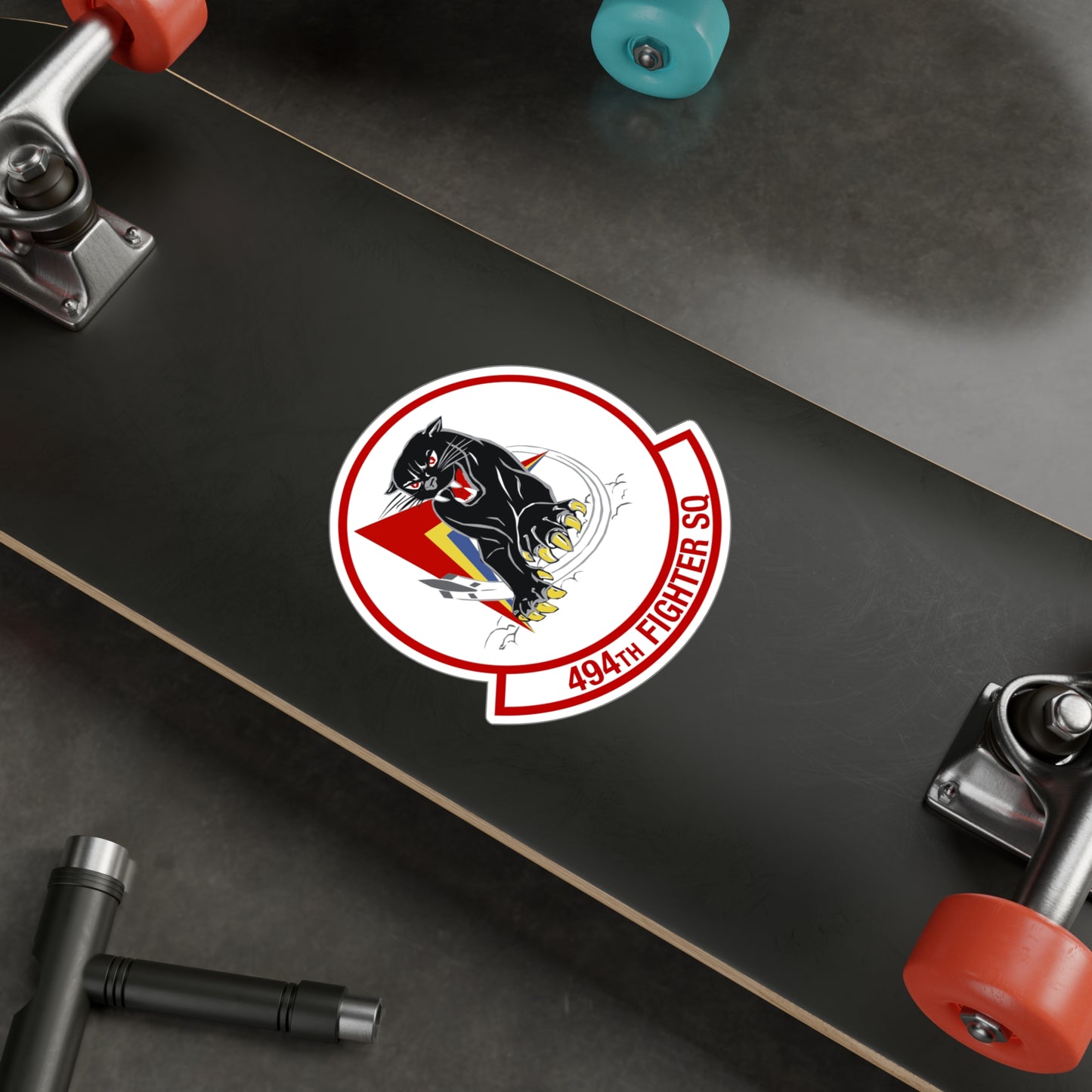 494FS "Panthers" Vinyl Decal, Indoor/Outdoor, 4 Sizes Available