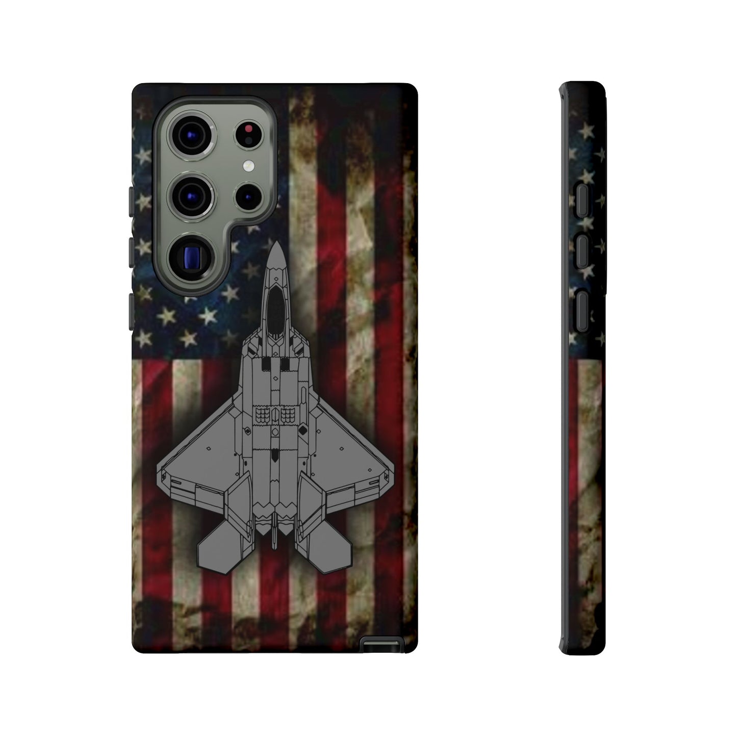 F-22 Old Glory Tough Cases for iPhone, Samsung, Google