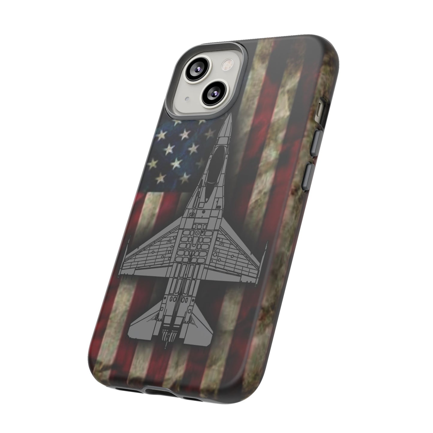 F-16 Old Glory Tough Cases for iPhone, Samsung, Google