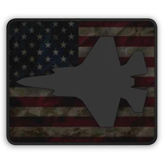 Gaming Mouse Pad, F-35 & Flag