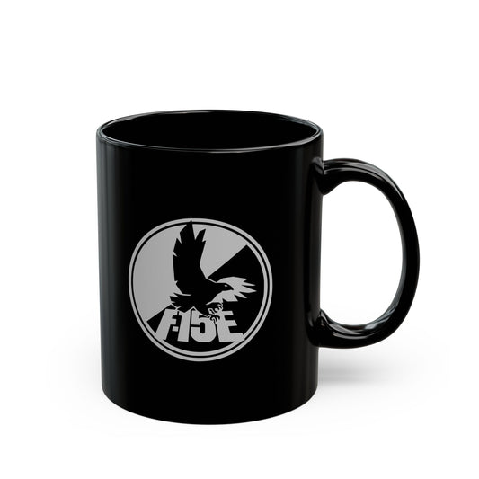 F-15E Day/Night & Front Silhouette 11oz Black Mug