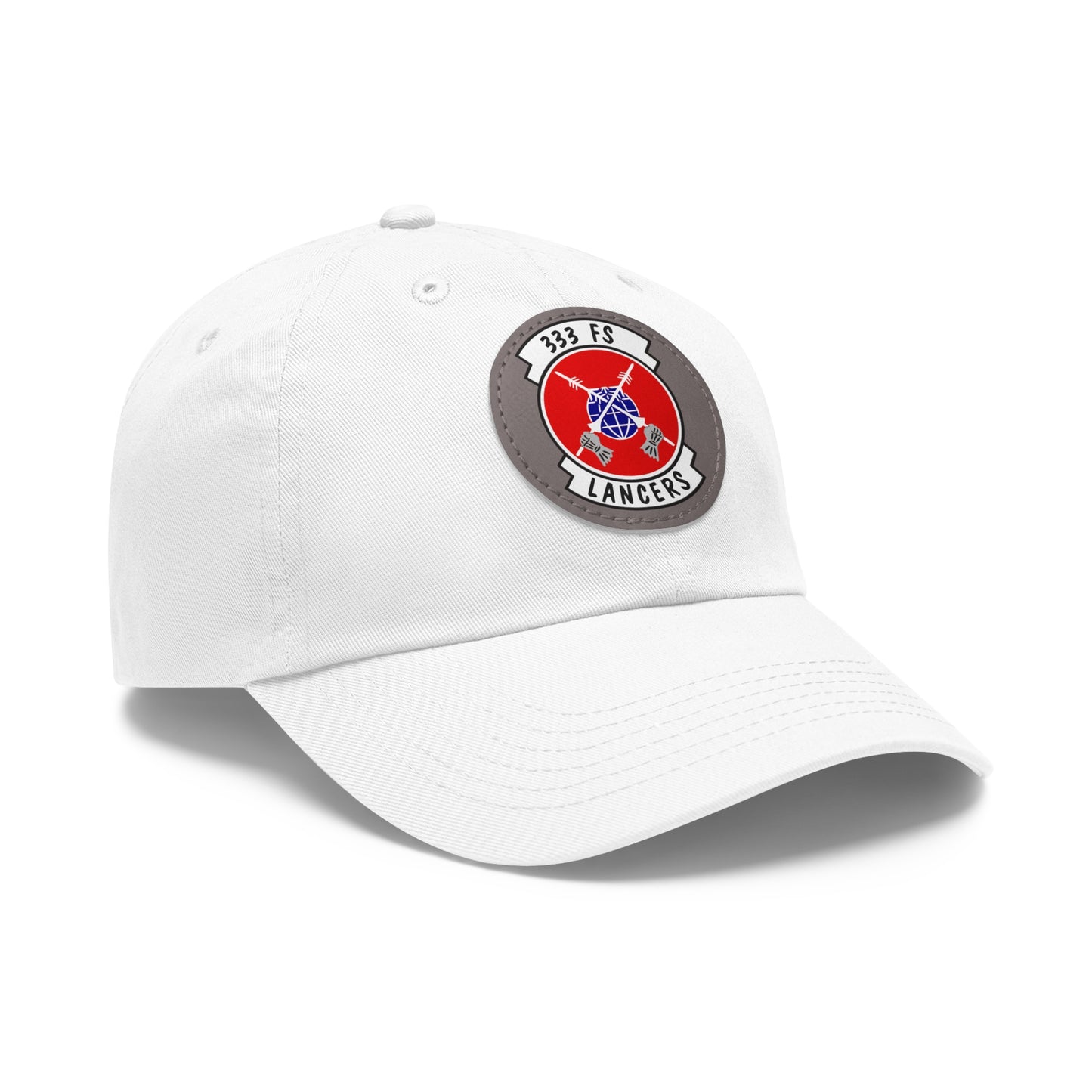 333FS Lancers Leather Patch Hat, Multiple Colors