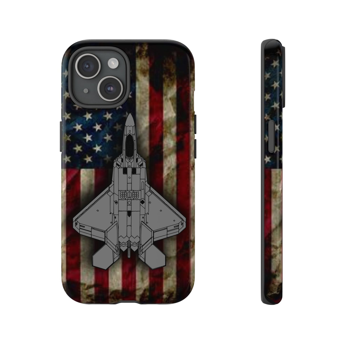 F-22 Old Glory Tough Cases for iPhone, Samsung, Google