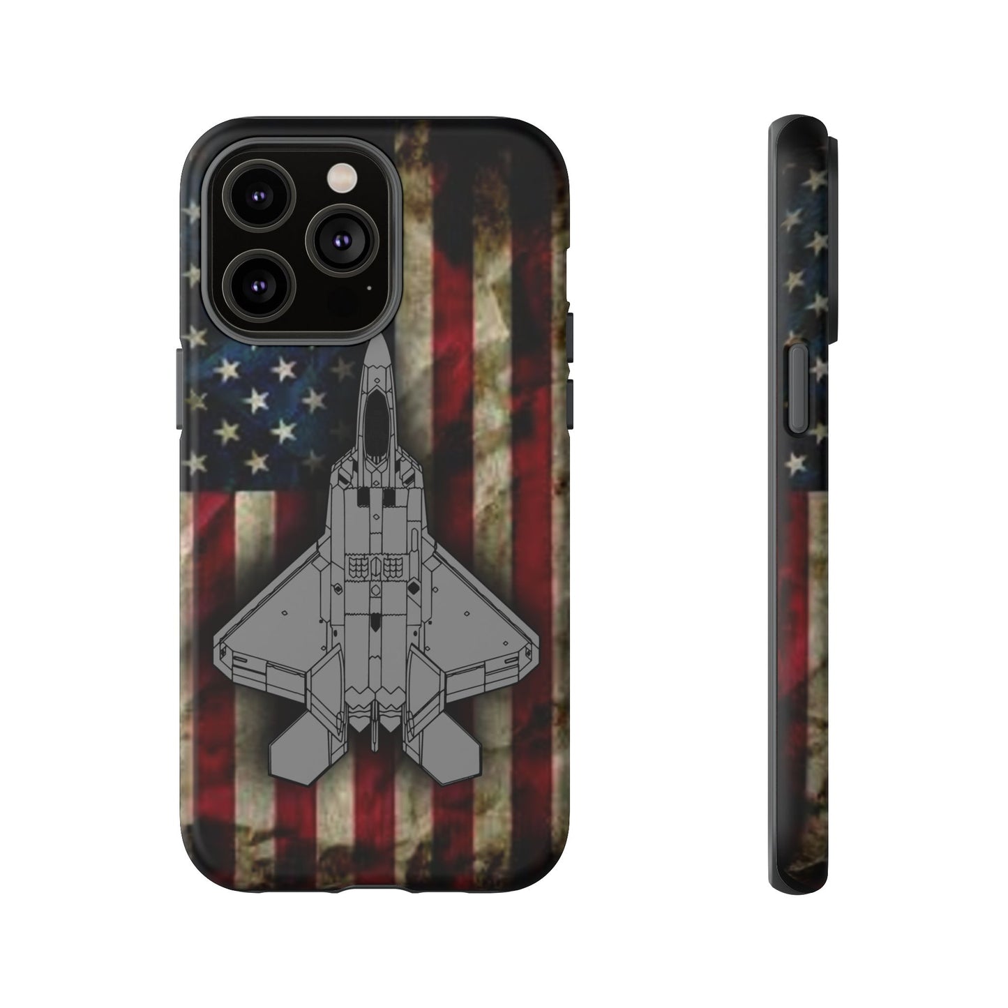 F-22 Old Glory Tough Cases for iPhone, Samsung, Google