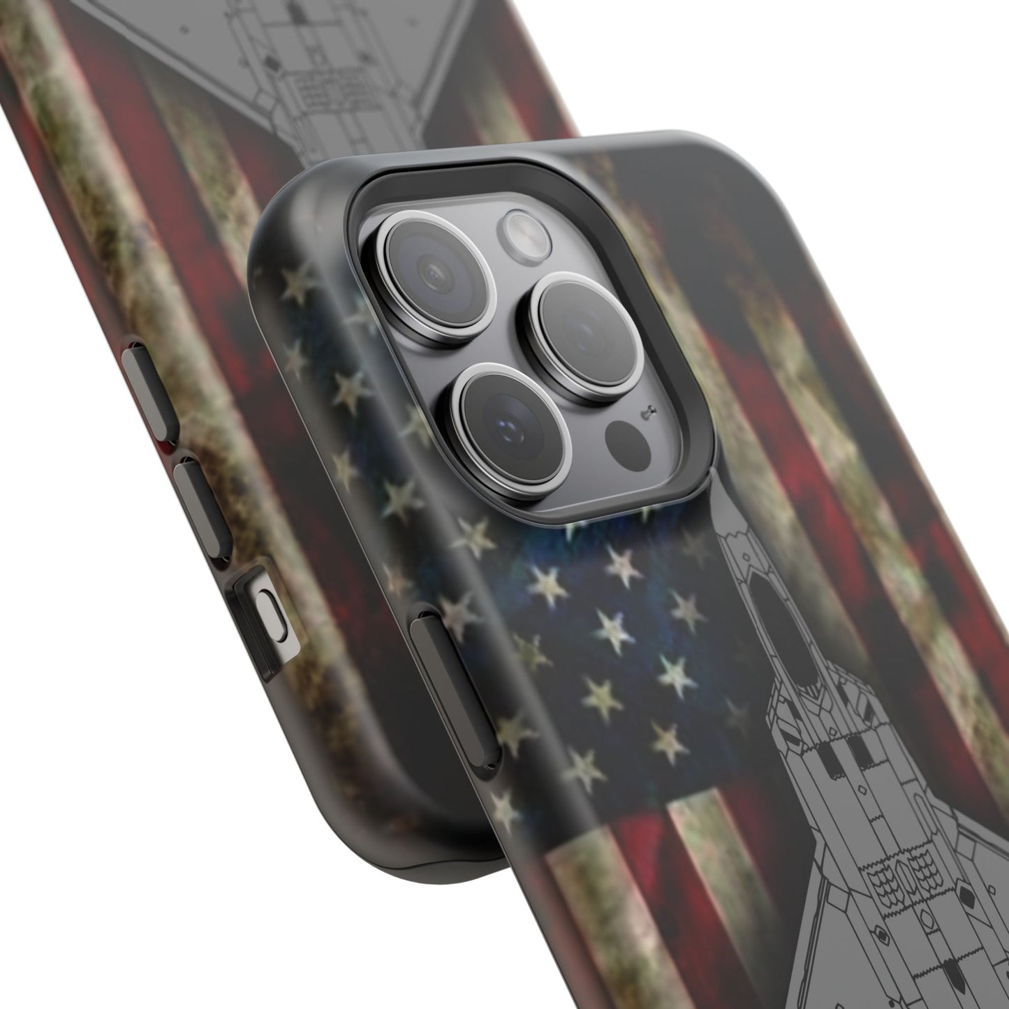 F-22 Old Glory Magnetic Tough Cases for iPhone