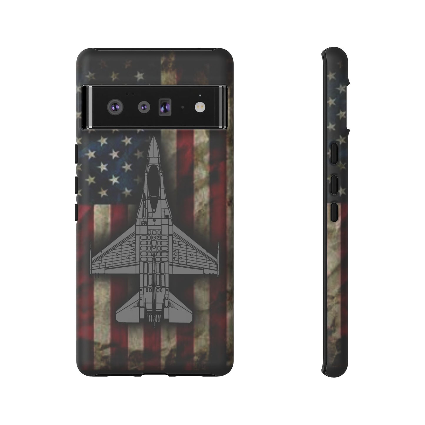 F-16 Old Glory Tough Cases for iPhone, Samsung, Google