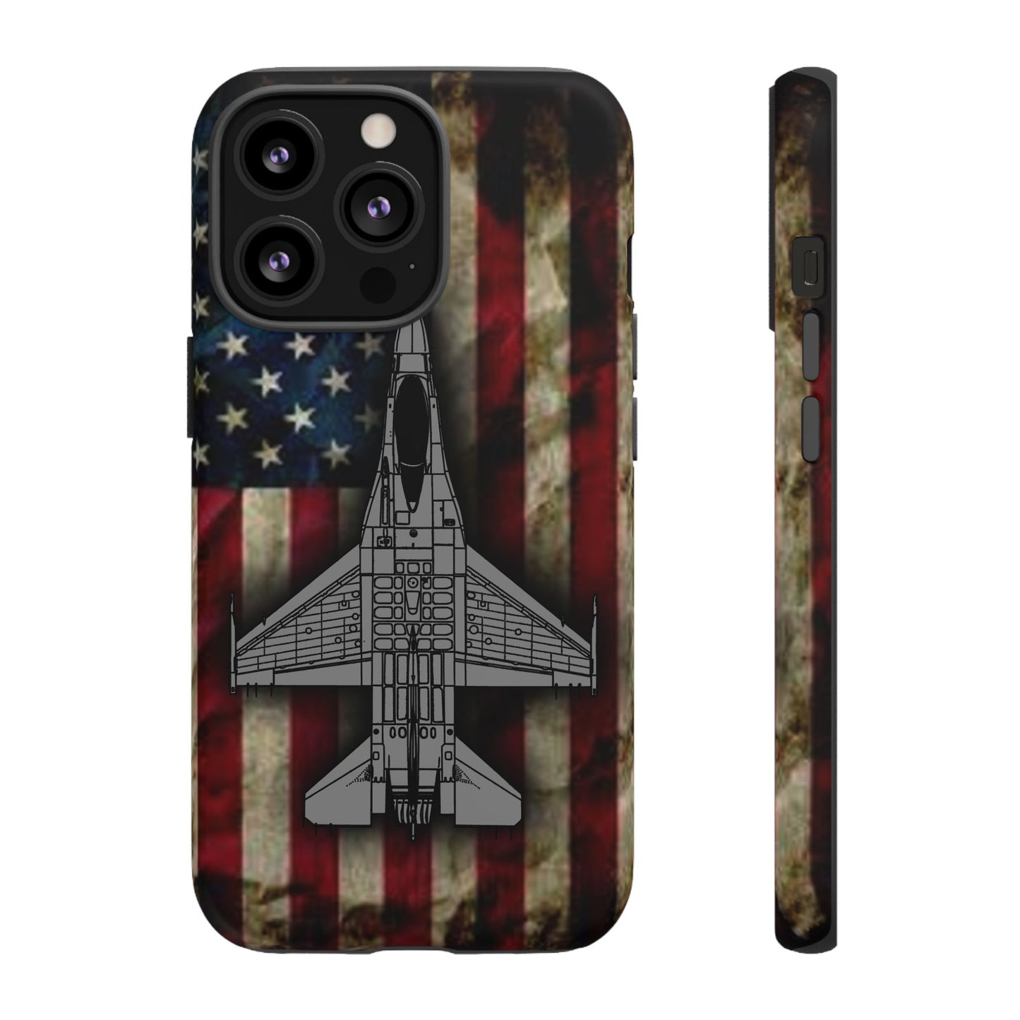 F-16 Old Glory Tough Cases for iPhone, Samsung, Google