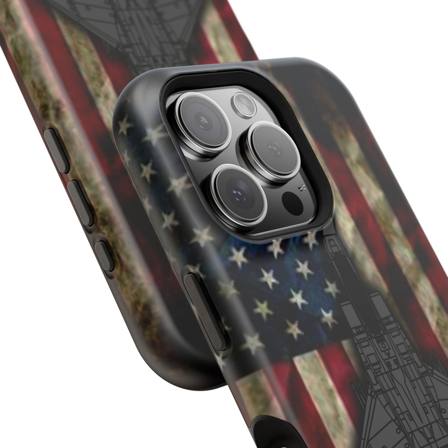 F-15E Old Glory Magnetic Tough Cases for iPhone