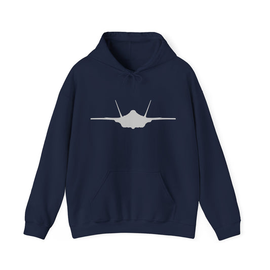 F-35 Front Silhouette Heavy Blend™ Hooded Sweatshirt