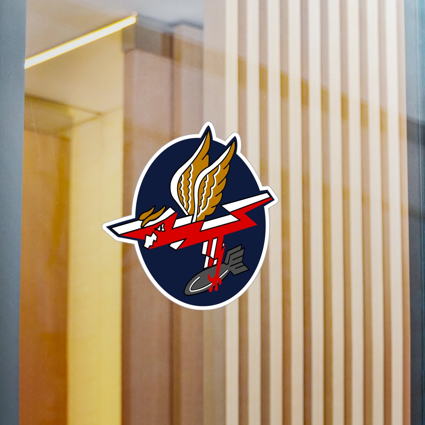 389FS "T-Bolts" Heritage Patch Vinyl Decal