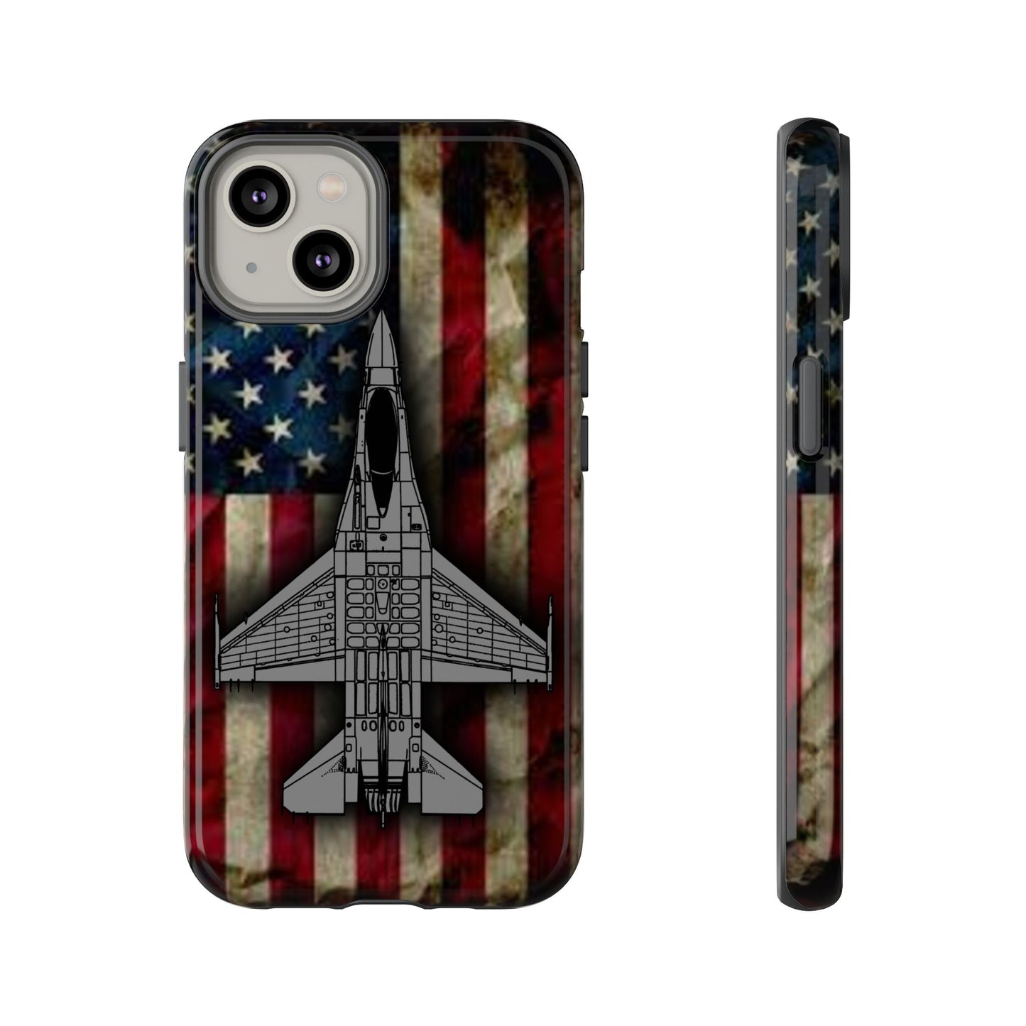 F-16 Old Glory Tough Cases for iPhone, Samsung, Google