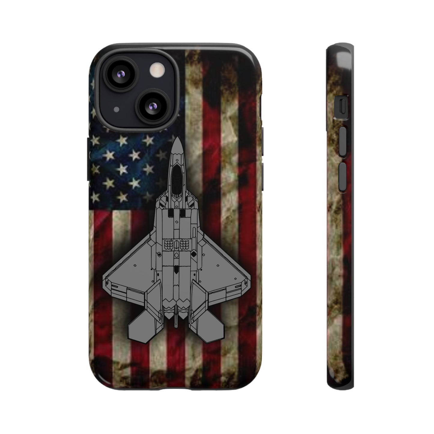 F-22 Old Glory Tough Cases for iPhone, Samsung, Google