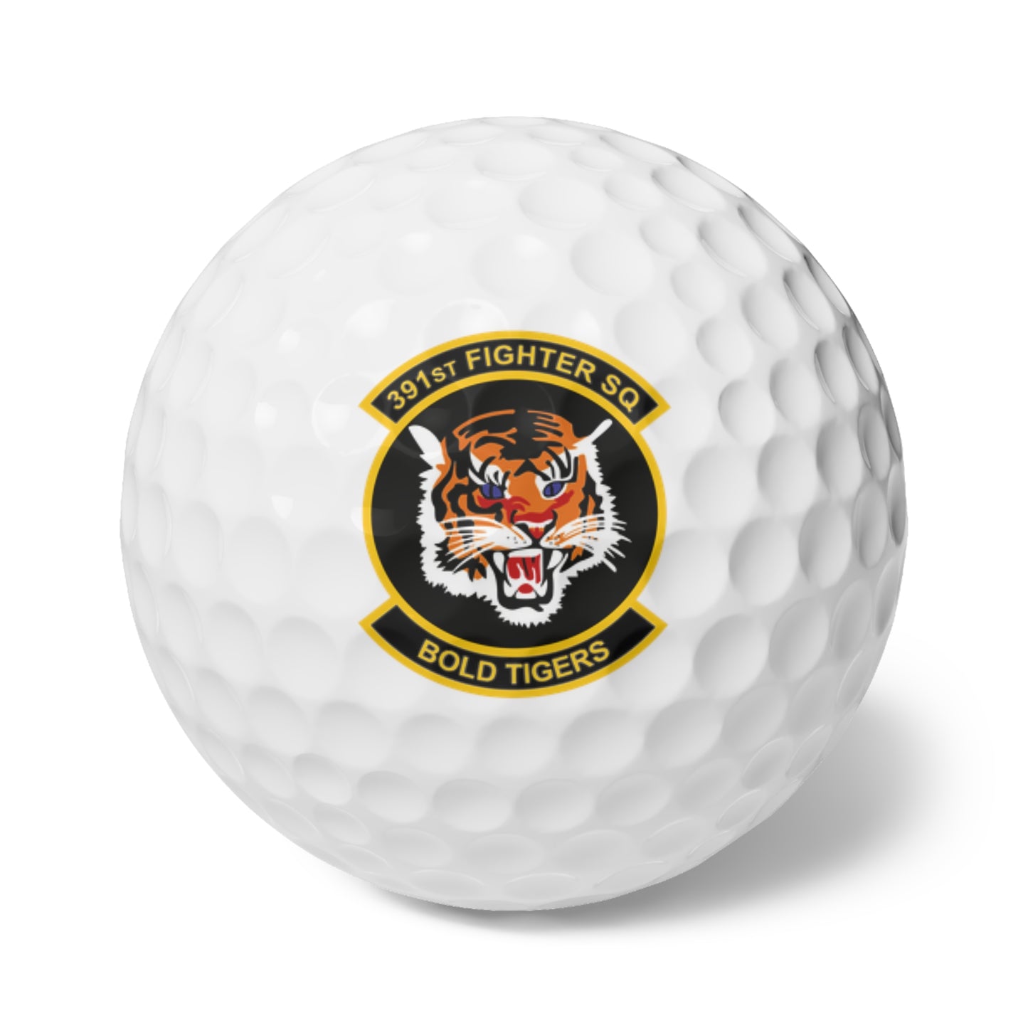 391FS "Bold Tigers" Golf Balls, 6pcs