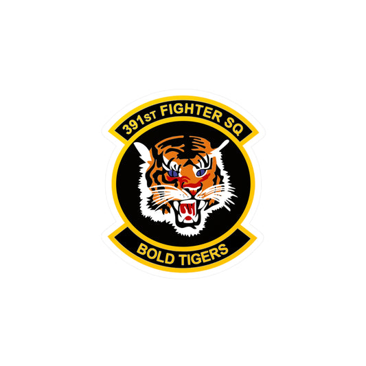 391FS "Bold Tigers" Vinyl Decal, Indoor/Outdoor, 4 Sizes Available