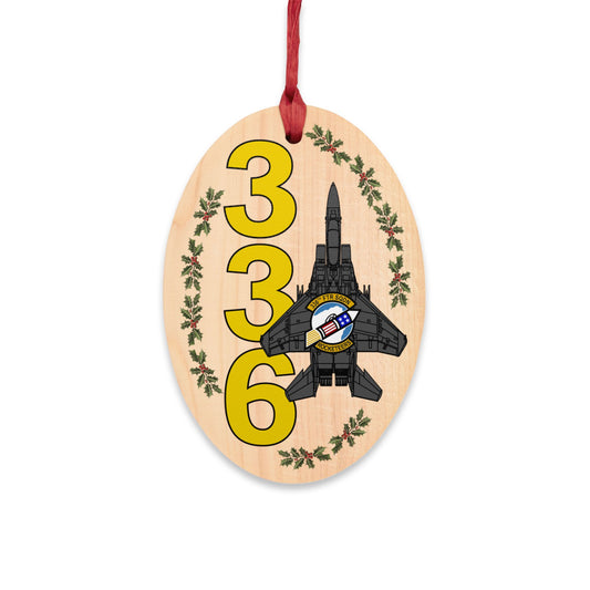 336FS "Rocketeers" Wooden Ornaments