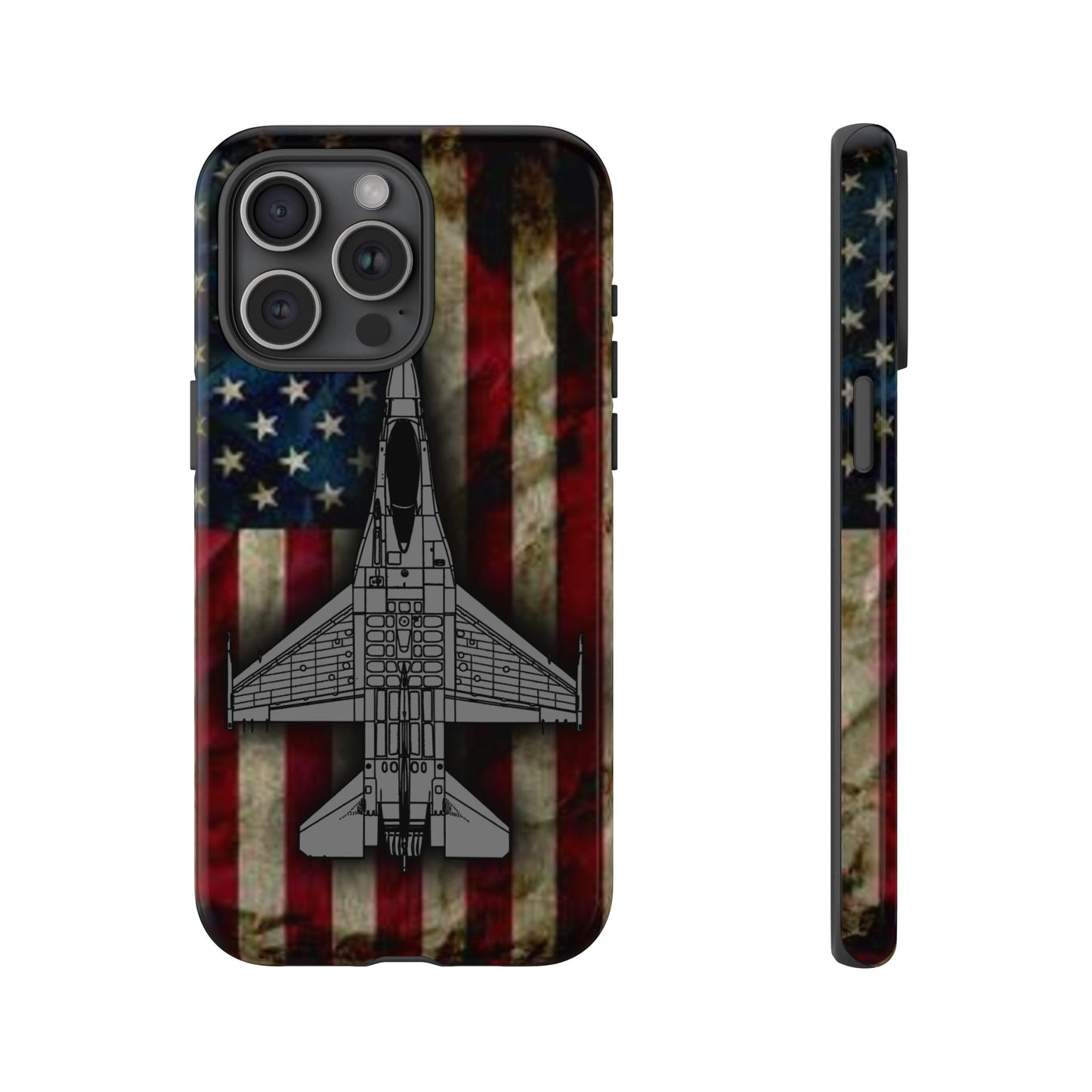 F-16 Old Glory Tough Cases for iPhone, Samsung, Google