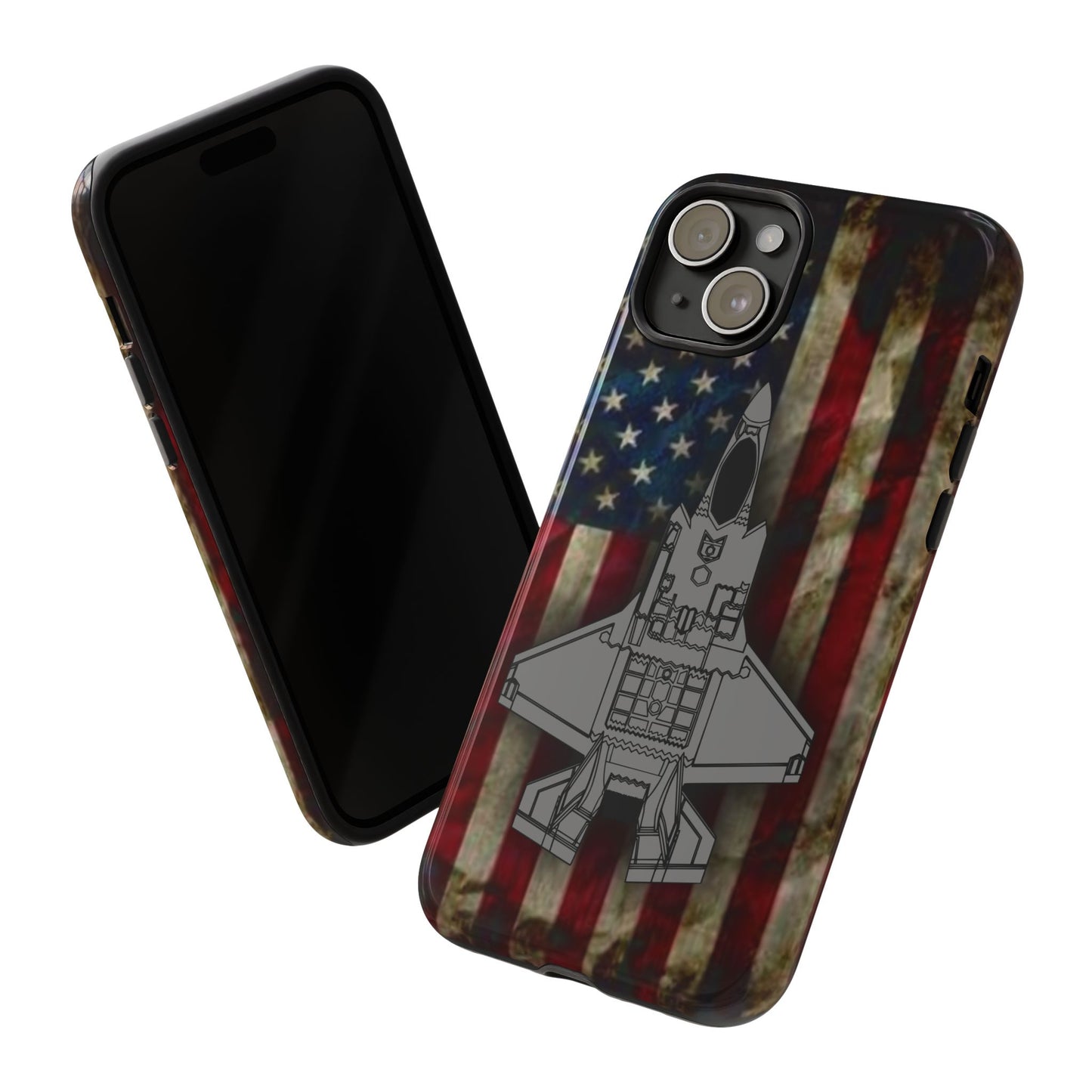 F-35A Old Glory Tough Cases for iPhone, Samsung, Google