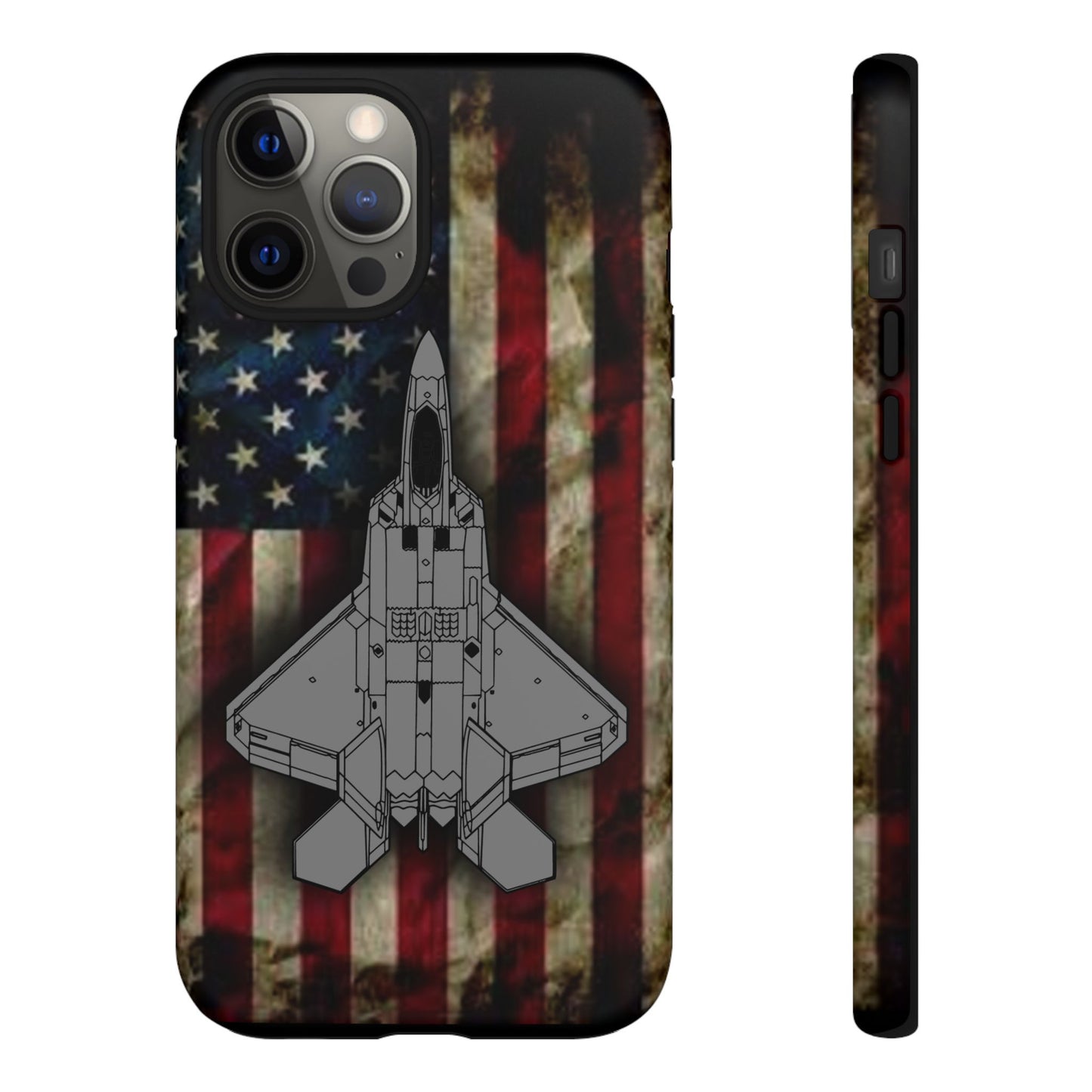 F-22 Old Glory Tough Cases for iPhone, Samsung, Google