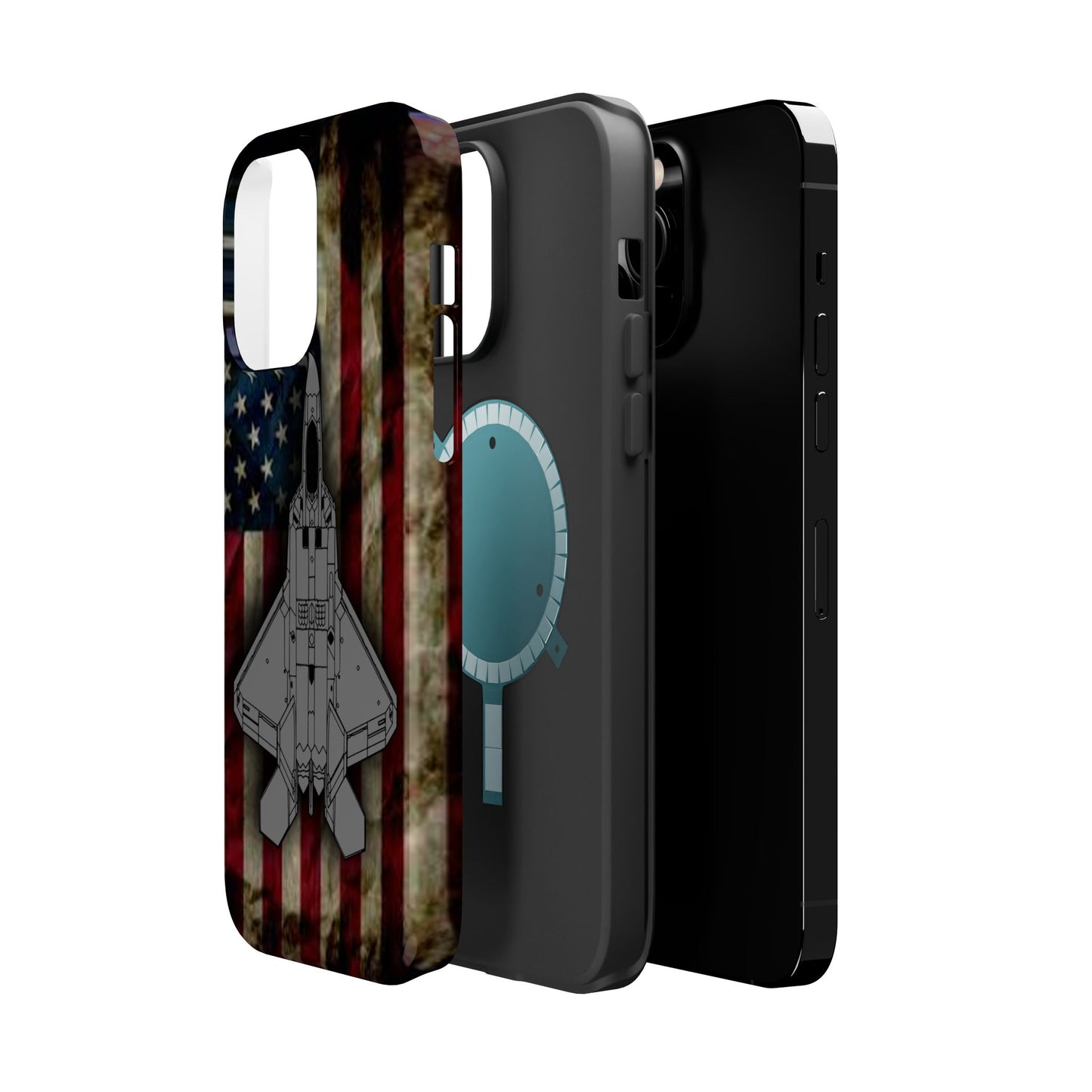 F-22 Old Glory Magnetic Tough Cases for iPhone