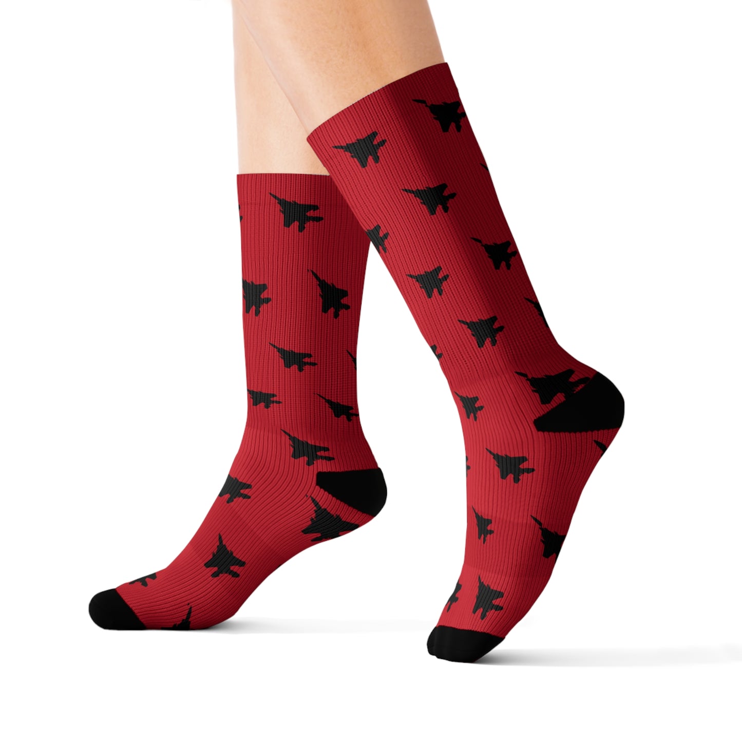 F-15E Socks, Red