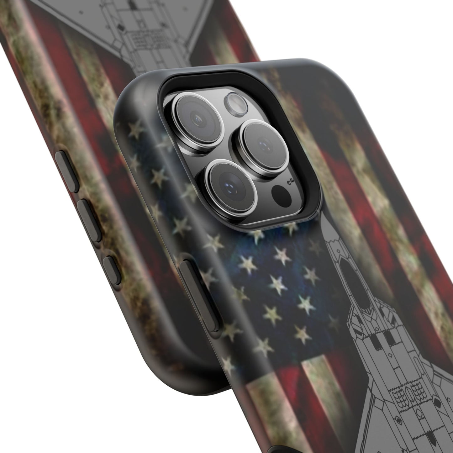 F-22 Old Glory Magnetic Tough Cases for iPhone