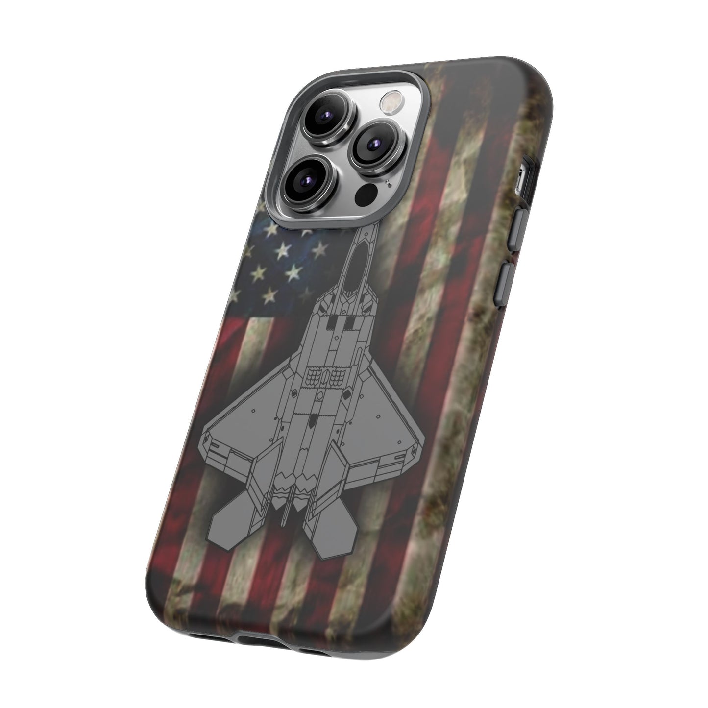 F-22 Old Glory Tough Cases for iPhone, Samsung, Google