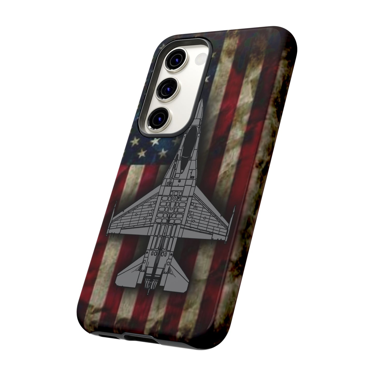 F-16 Old Glory Tough Cases for iPhone, Samsung, Google