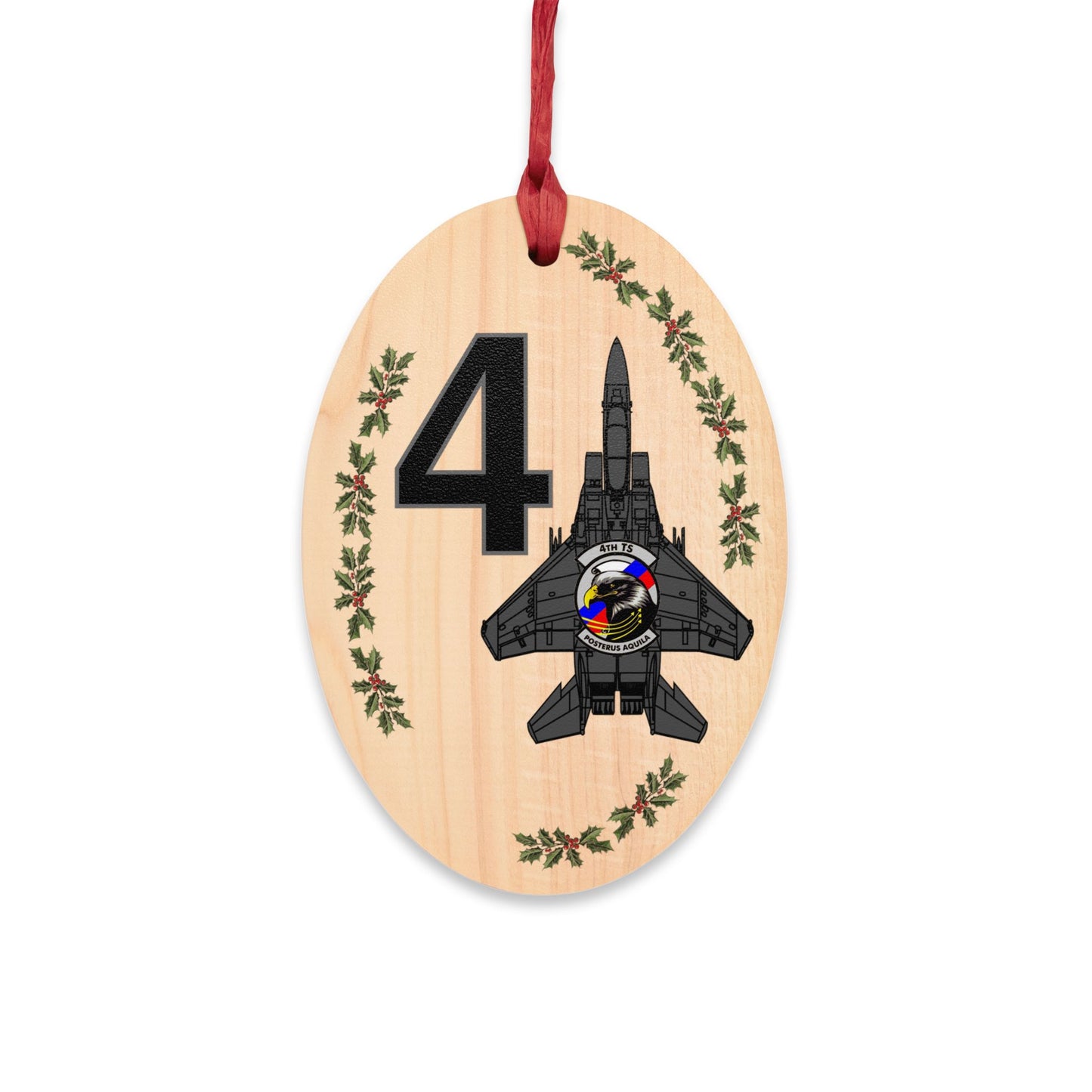 4TS "Black Cats" Wooden Ornaments