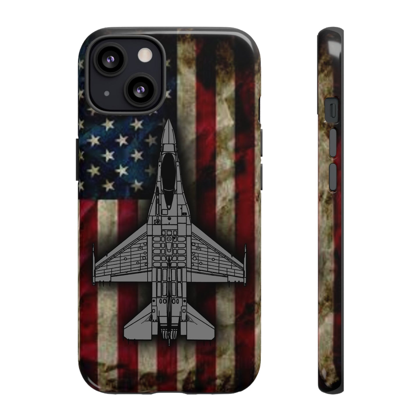 F-16 Old Glory Tough Cases for iPhone, Samsung, Google