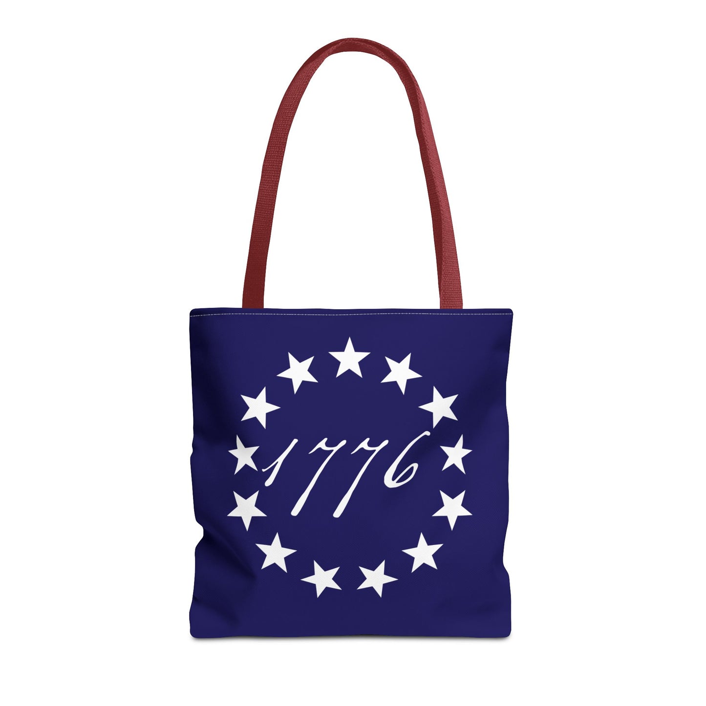 1776 Betsy Ross Flag Tote Bag — Patriotic Independence Day Grocery & Beach Tote
