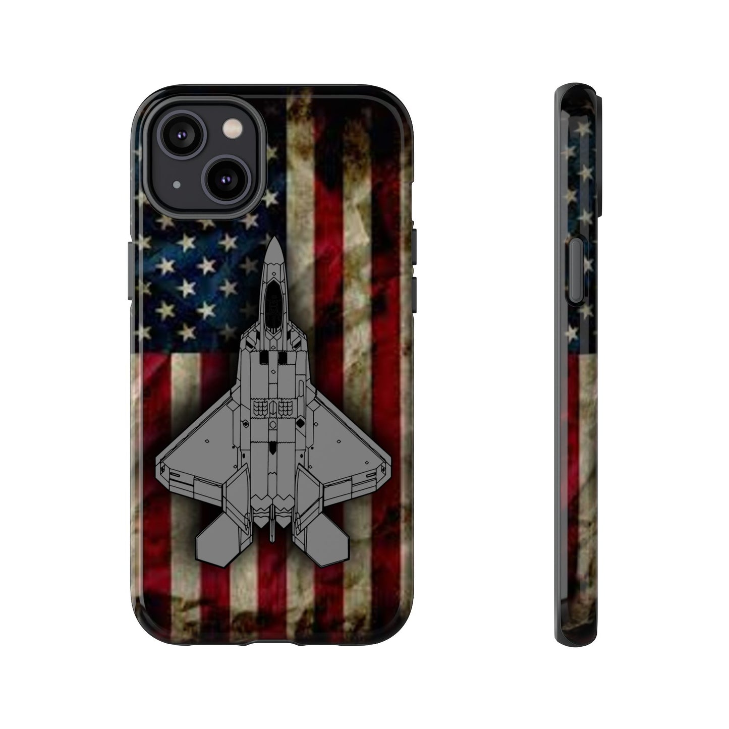 F-22 Old Glory Tough Cases for iPhone, Samsung, Google