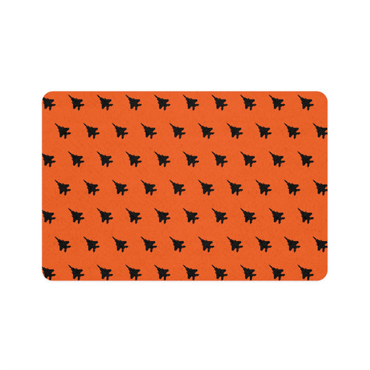 F-15E Pet Food Mat Orange (12x18)