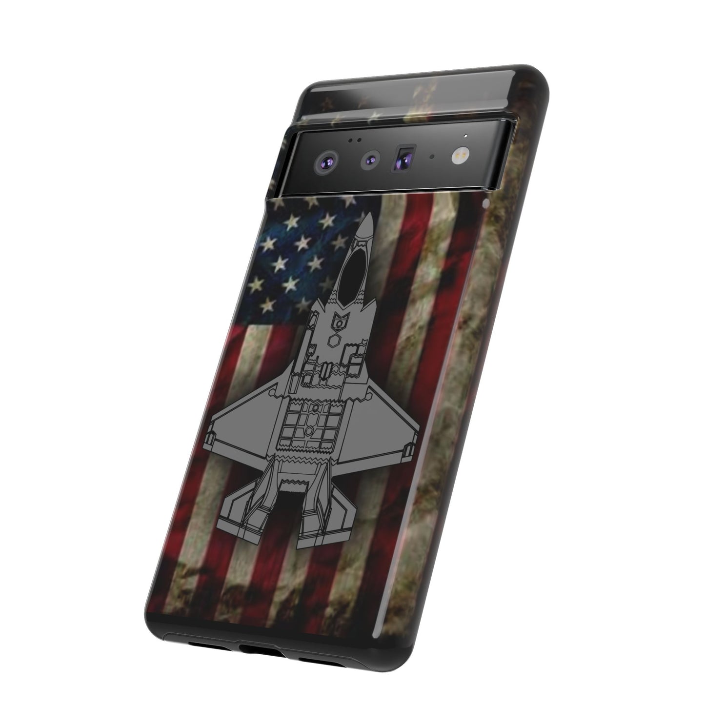 F-35A Old Glory Tough Cases for iPhone, Samsung, Google