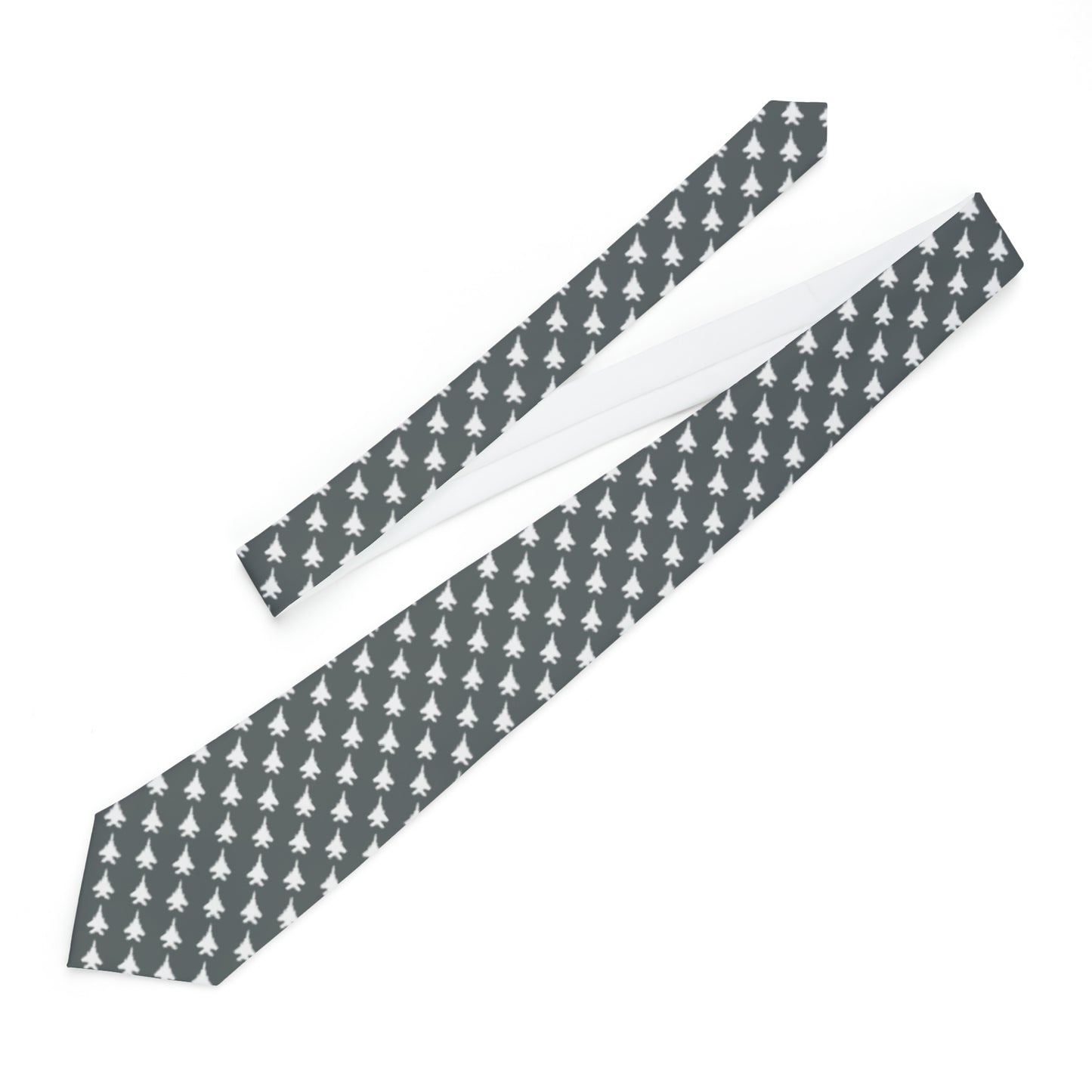 F-15E Necktie, Gray/White