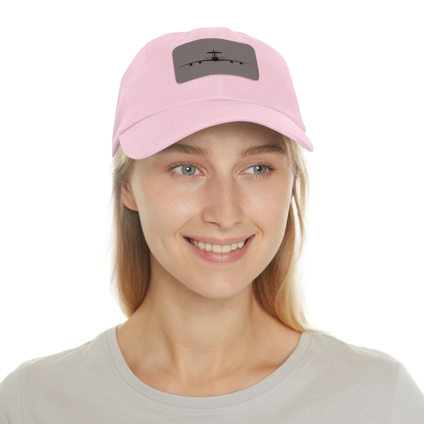 E-3 Silhouette Leather Patch Hat, Multiple Colors