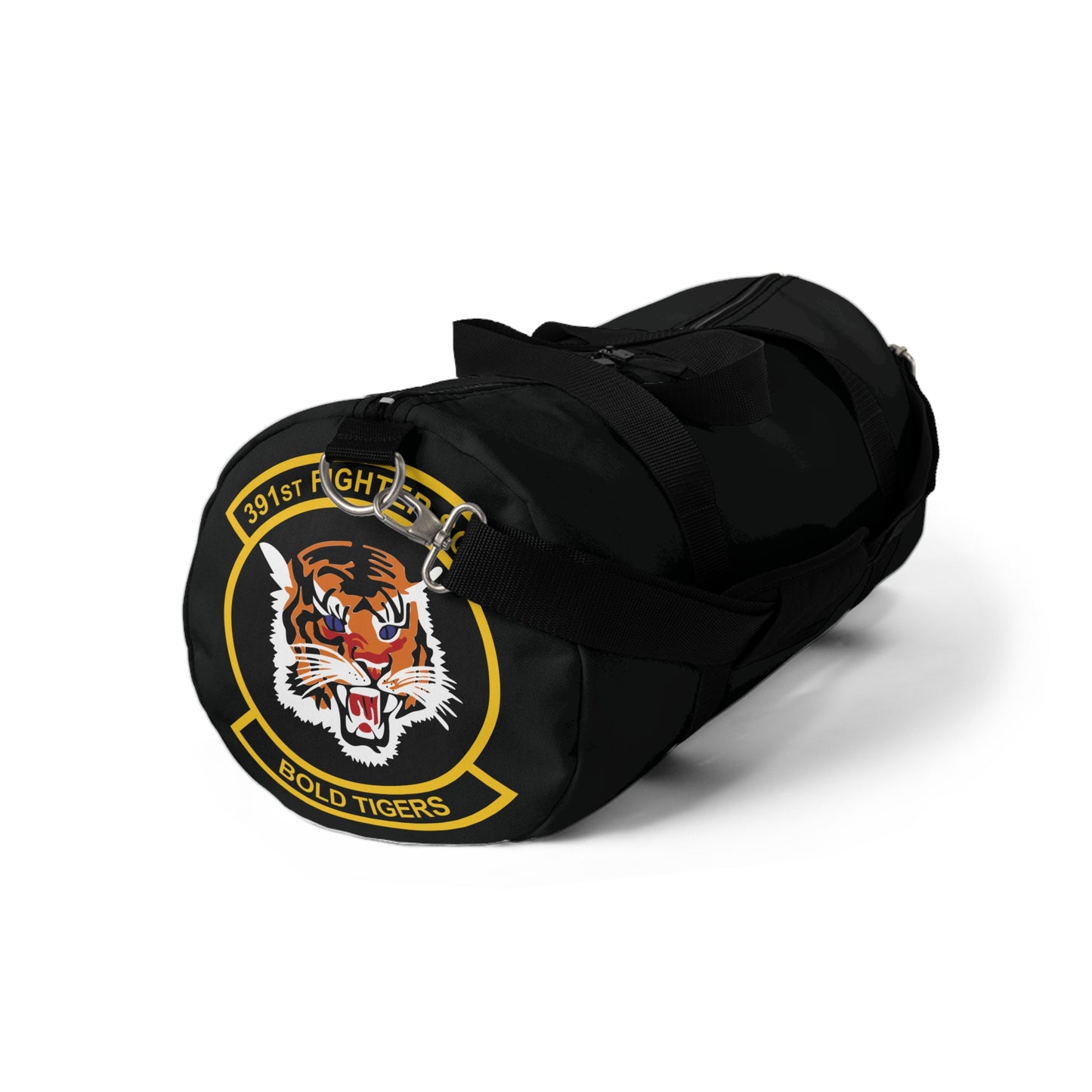 391FS Bold Tigers Duffel Bag, Black