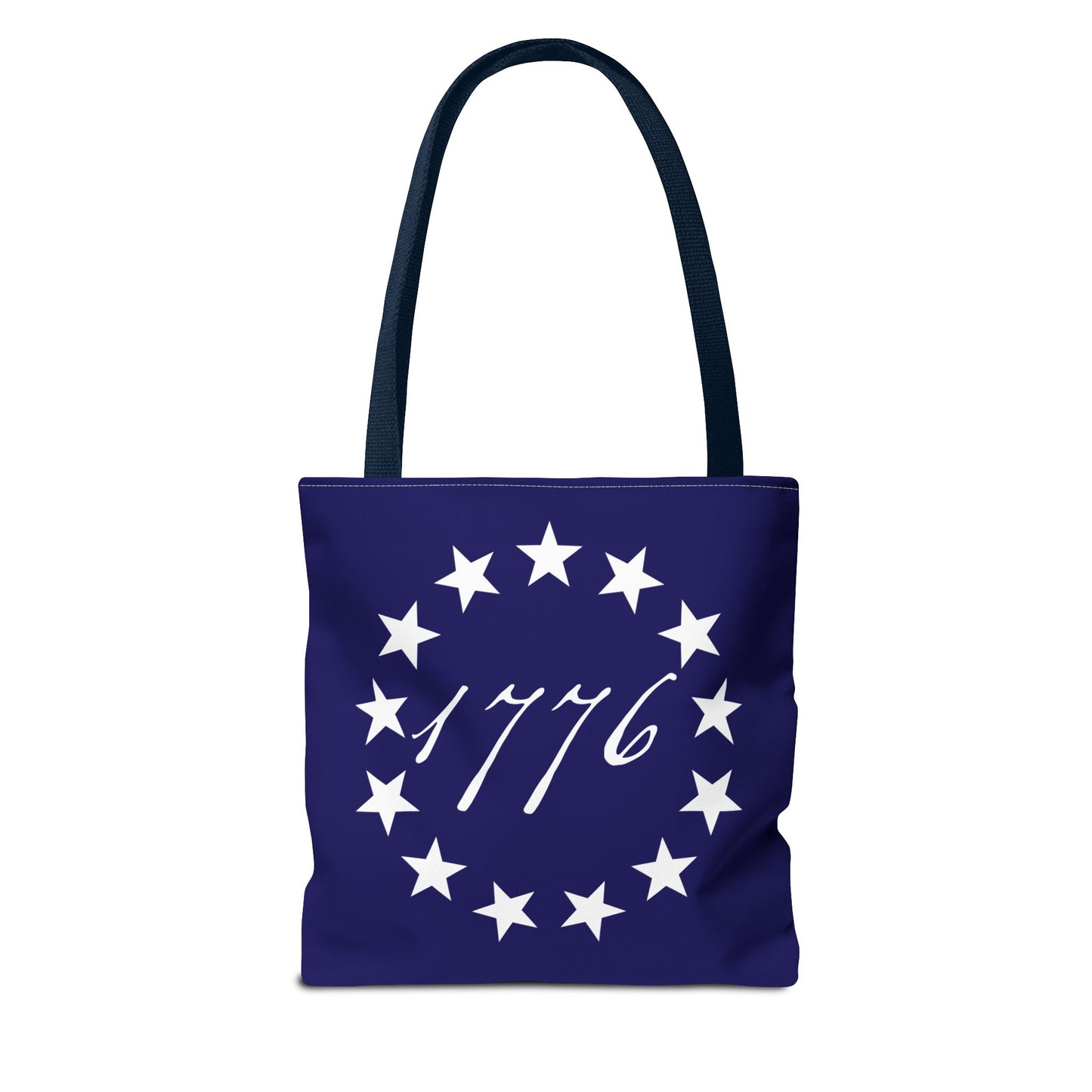 1776 Betsy Ross Flag Tote Bag — Patriotic Independence Day Grocery & Beach Tote