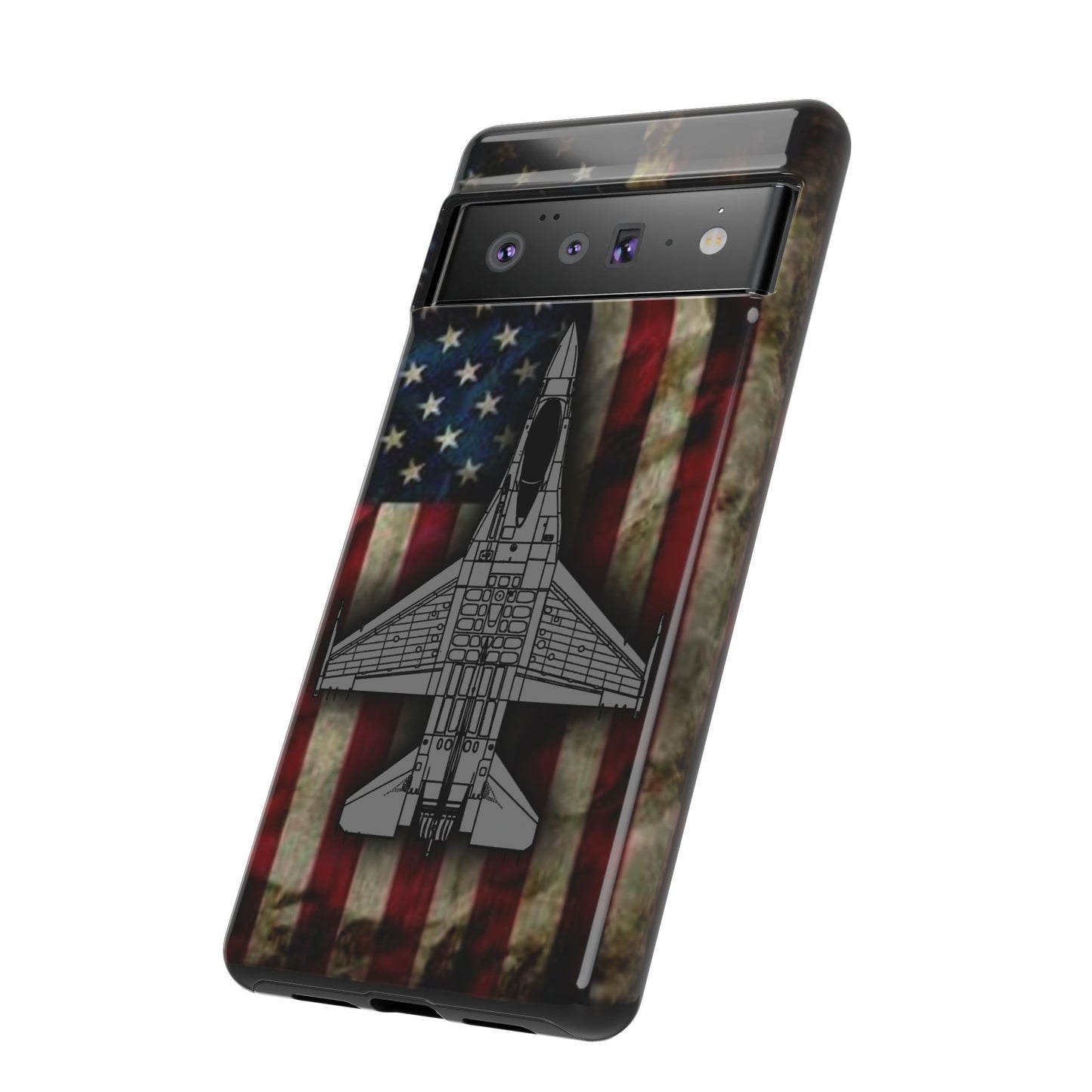 F-16 Old Glory Tough Cases for iPhone, Samsung, Google