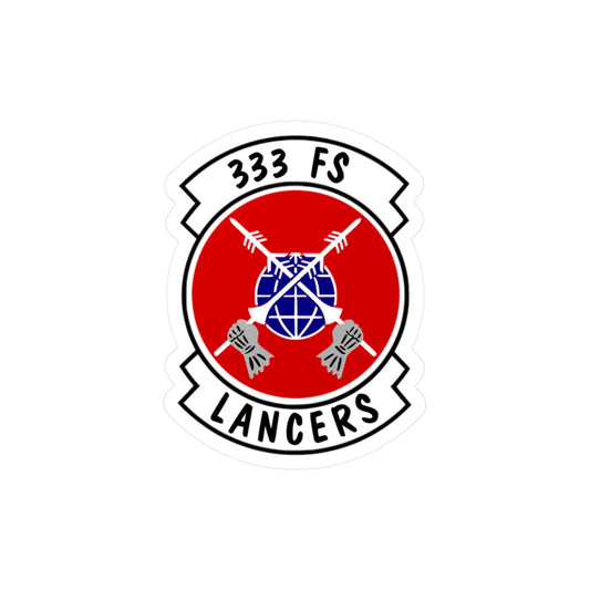 333FS "Lancers" Vinyl Decal, Indoor/Outdoor, 4 Sizes Available