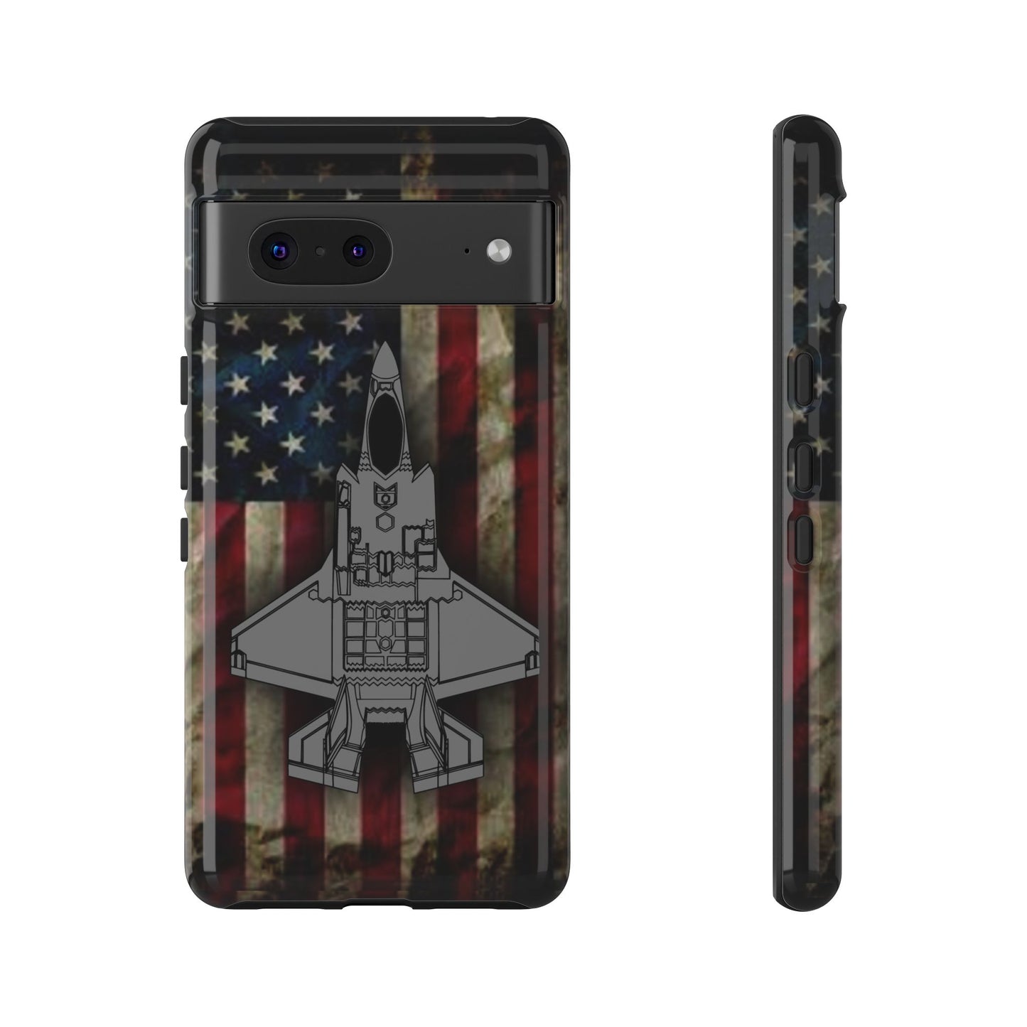 F-35A Old Glory Tough Cases for iPhone, Samsung, Google