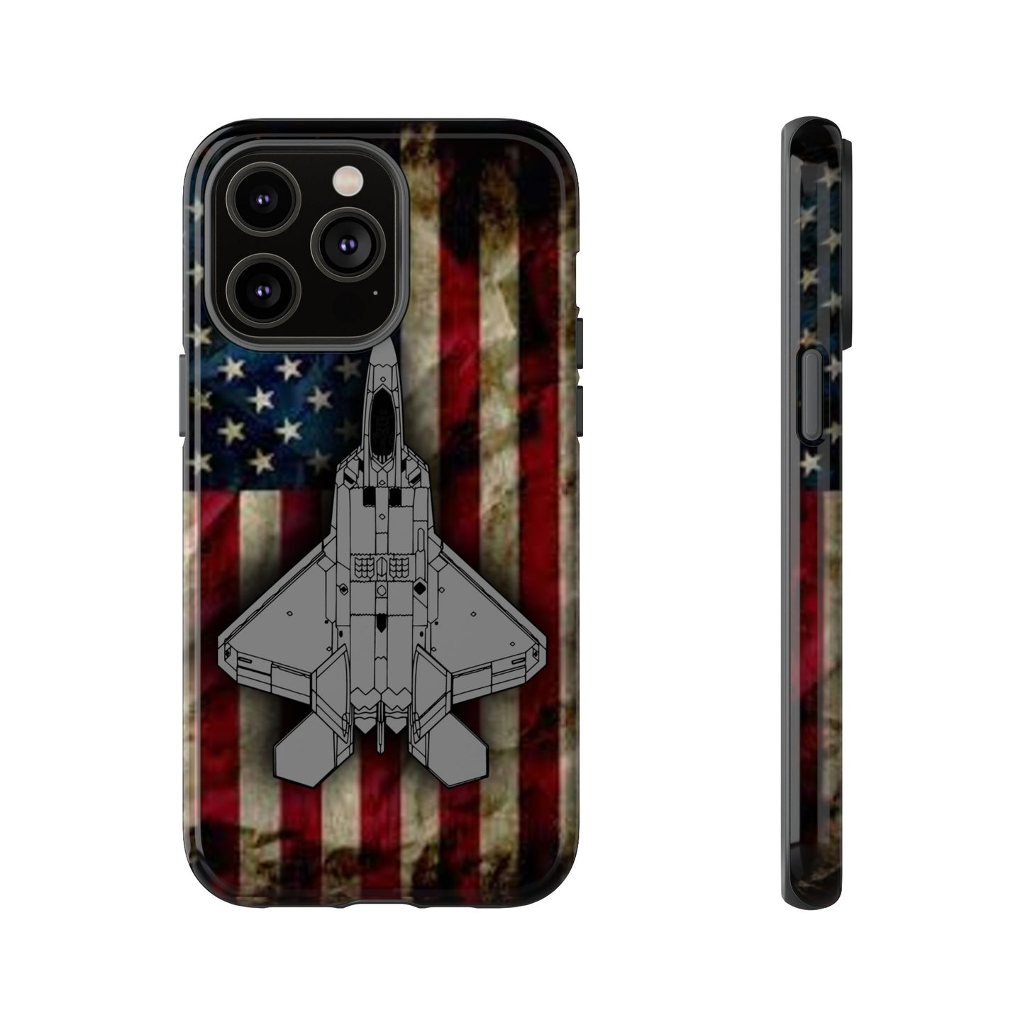 F-22 Old Glory Tough Cases for iPhone, Samsung, Google