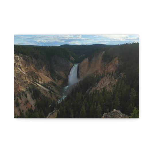 Canvas Stretched, Yellowstone Falls, WY