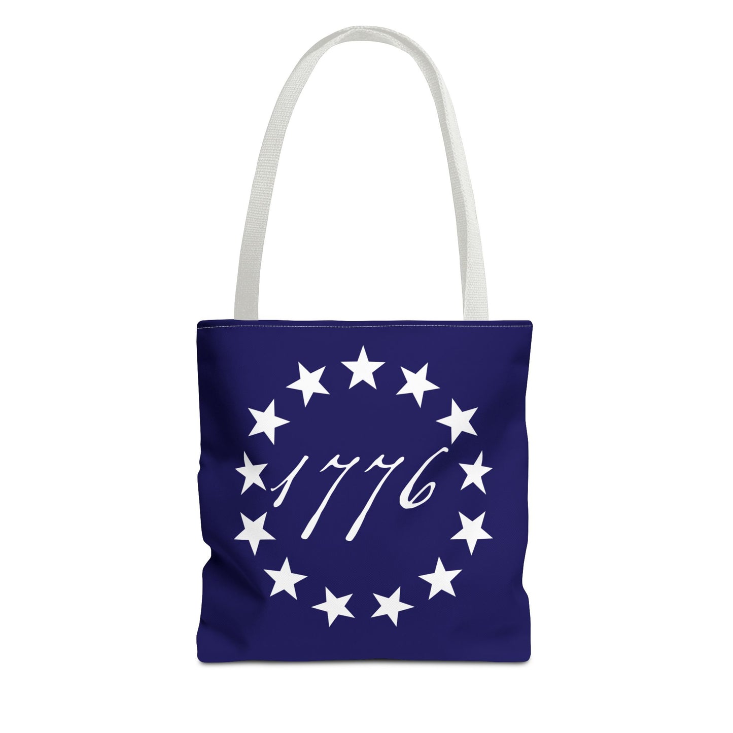 1776 Betsy Ross Flag Tote Bag — Patriotic Independence Day Grocery & Beach Tote