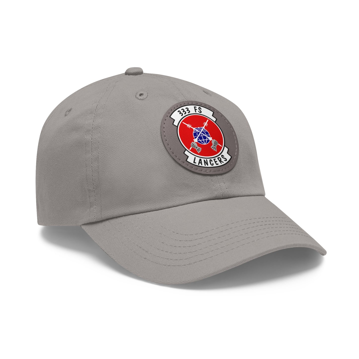 333FS Lancers Leather Patch Hat, Multiple Colors