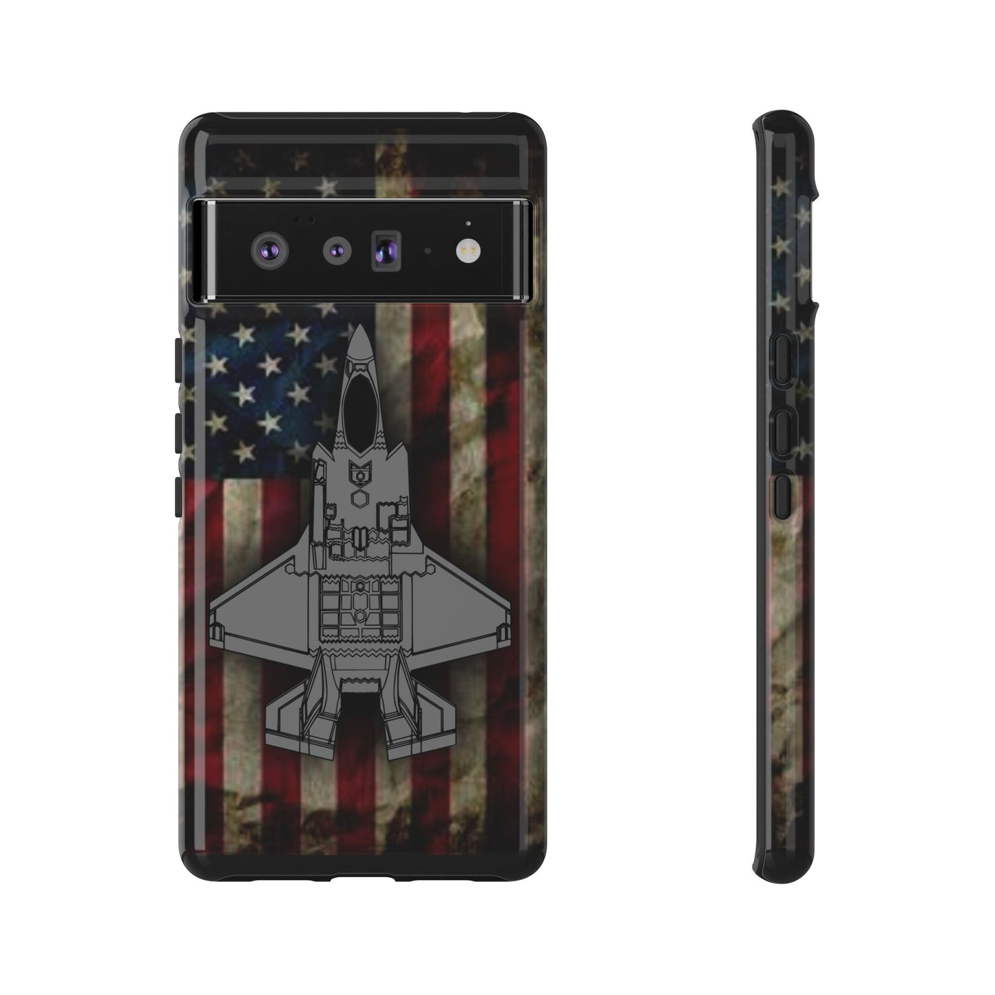 F-35A Old Glory Tough Cases for iPhone, Samsung, Google